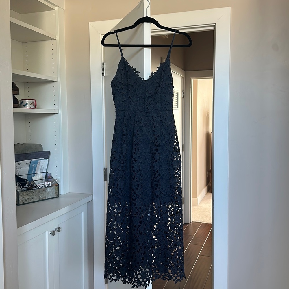 ASTR The Label Navy Blue Dress